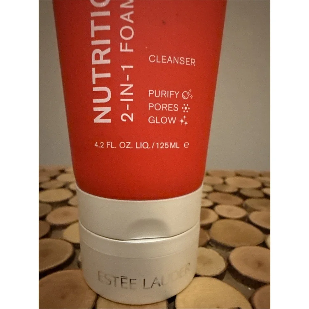 Estee Lauder Nutritious 2 in 1‎ Foam Cleanser Purify Pores Glow 4.2 oz Sealed